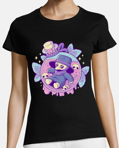 Tee-shirt mignon médecin de la peste en pot