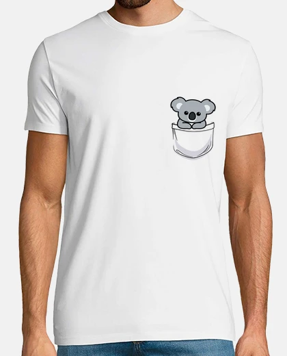 Tee-shirt mignon petit koala dans la poche