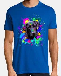 mignon chien labrador retriever noir