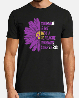 Migraine Awareness Flower Not Just A Headache Purple Ribbon Warrior Gift