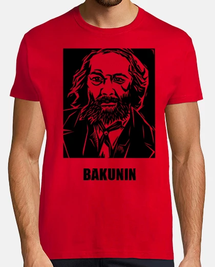 Camiseta Mijail Bakunin, padre del anarquismo