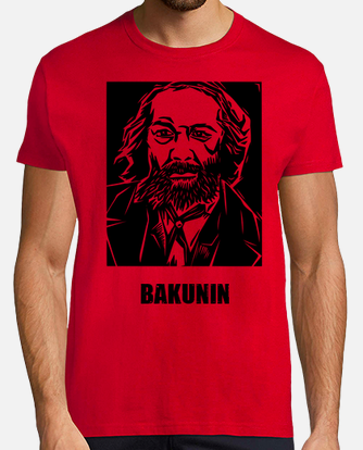 Camiseta mijail bakunin, padre del anarquismo | laTostadora
