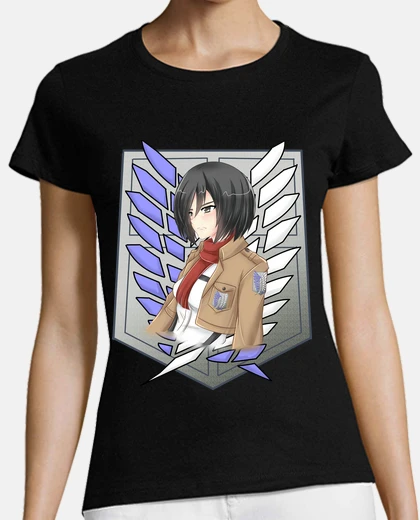 T-shirt mikasa ackerman attack su titan