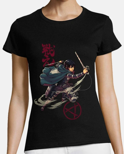 T-shirt Mikasa attacca che los titan è
