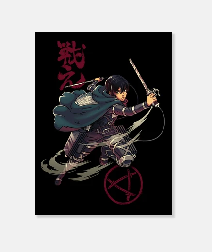 Wall mikasa attack on titans