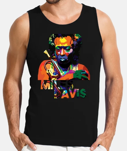 Camiseta Miles Davis. Camiseta para enseñar cuerpazo.