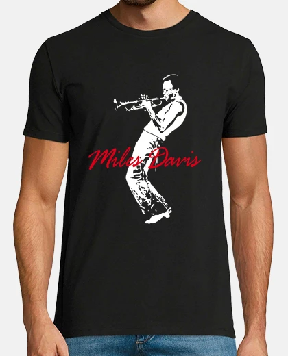 Camiseta Miles, trompeta y jazz