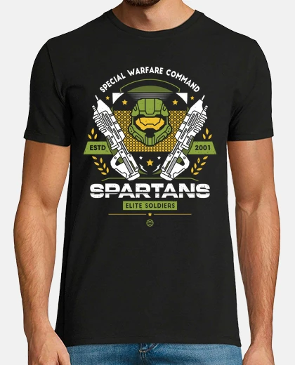 Playera military spartan soldiers