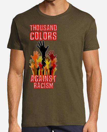 Tee-shirt mille couleurs contre le racisme