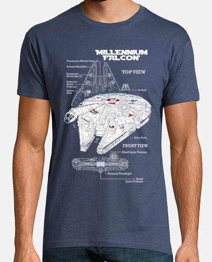 T-shirt millennium falcon
