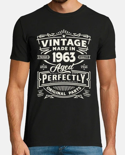 Tee-shirt millésime 1963 60e anniversaire