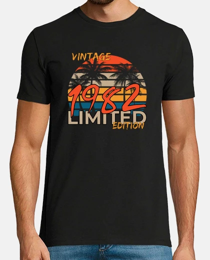 Tee-shirt millésime 1982 édition limitée