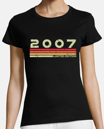 Tee-shirt Millésime 2007 - Année 000024