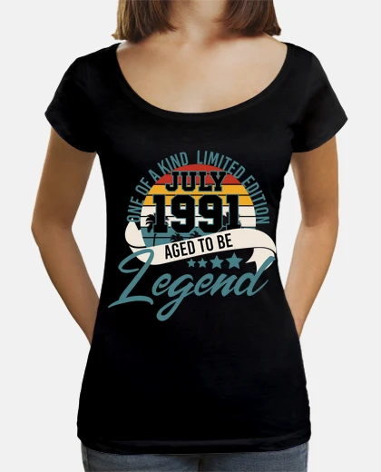 Tee-shirt millésime 30e anniversaire juillet 1991