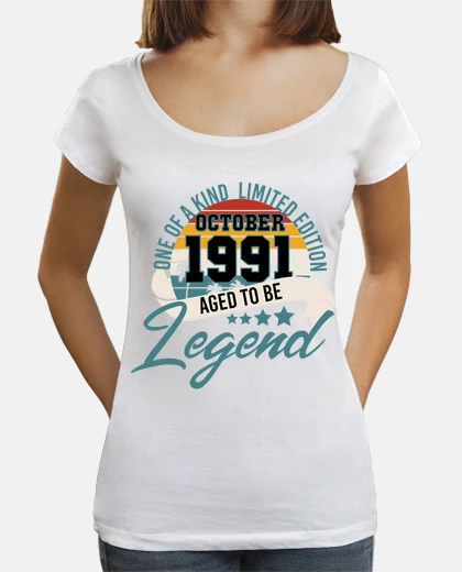 Tee-shirt millésime 30e anniversaire octobre 1991
