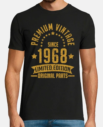 Tee-shirt millésime premium depuis 1968 partie originale