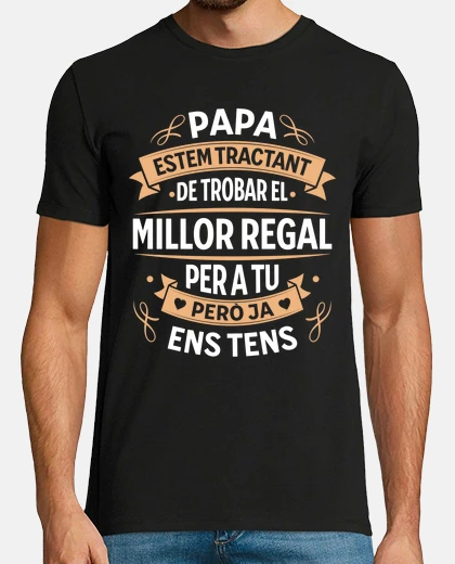 Playera Millor Regal Día Del Padre Catalán Regalo Día Del Padre