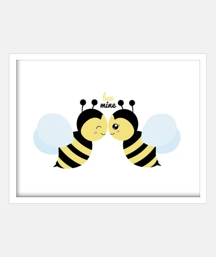 Quadro mine bee - poster
