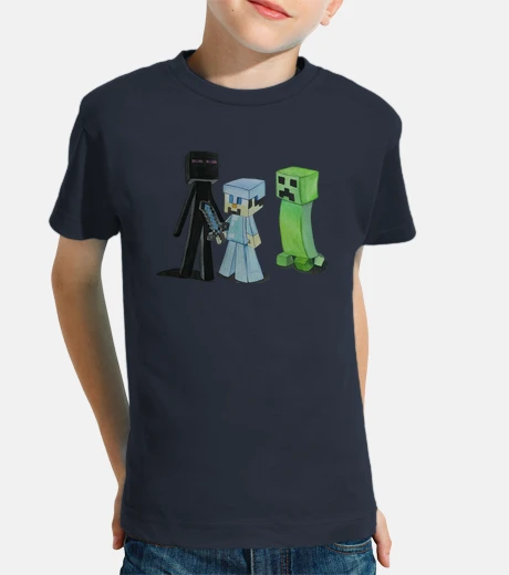 Abbigliamento minecraft acquerello