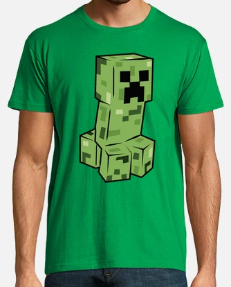 Camiseta minecraft creeper verde laTostadora