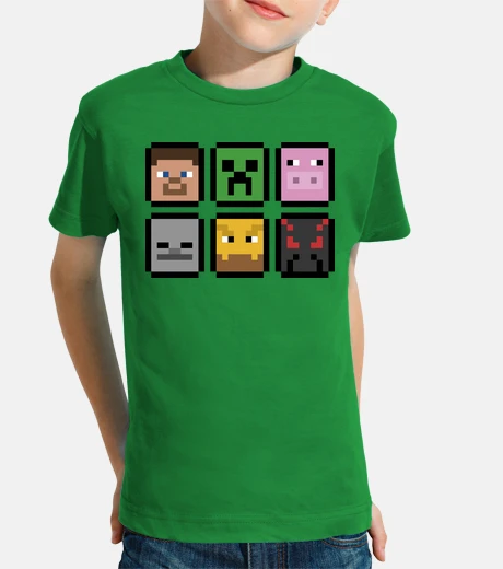 Ropa Minecraft Faces (INFANTIL)