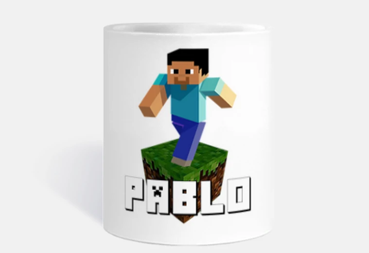 Taza Minecraft personalizado de DESATIKHA Arts