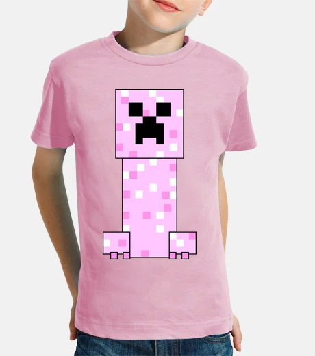 Ropa Minecraft PINK Creeper (NIÑA)