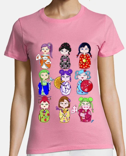Playera Mini geishas