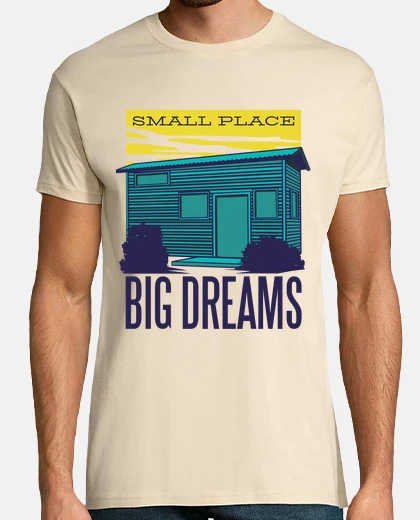 Tee-shirt mini maison tiny house petite place