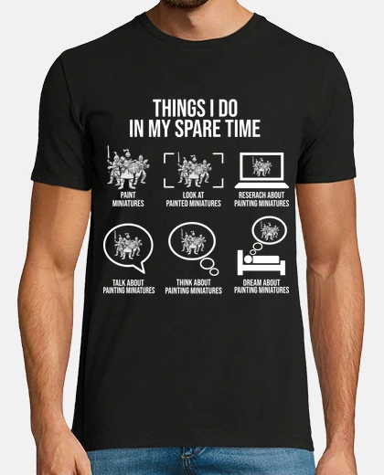 T-shirt miniature che dipingono amante delle mi
