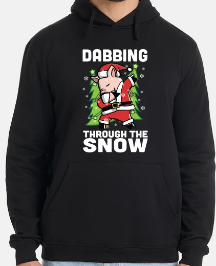 Hoodie miniature pet dab christmas