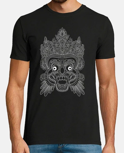 T-shirt minimalist indonesian statue