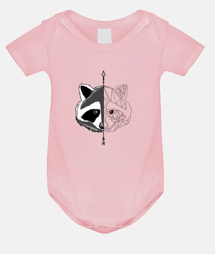 Kids minimalist raccoon