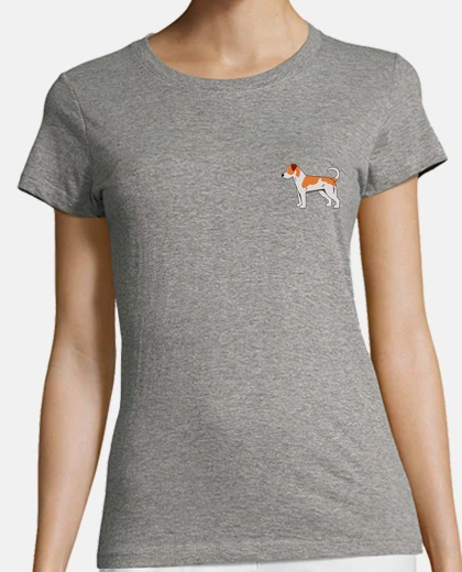Tee-shirt minimaliste jack russell terrier, t-shirt femme