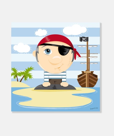 Stampa minkids pirata