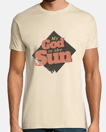T-shirt mio dio è il sun uomo camicia