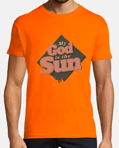 T-shirt mio dio è il sun uomo camicia