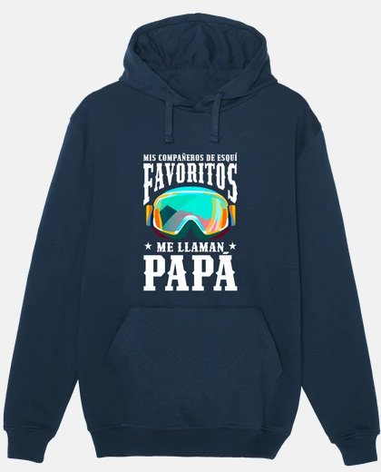 Sudadera Mis Compañeros De Esquí Hijos Me Llaman Papá Día Del Padre