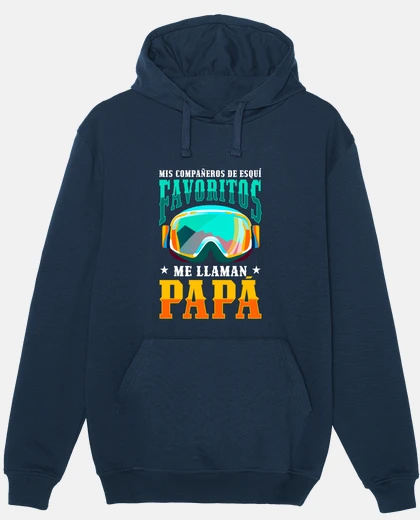 Sudadera Mis Compañeros De Esquí Hijos Me Llaman Papá Día Del Padre