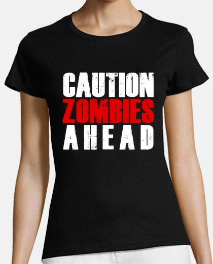 Tee-shirt mise en garde! zombies haed