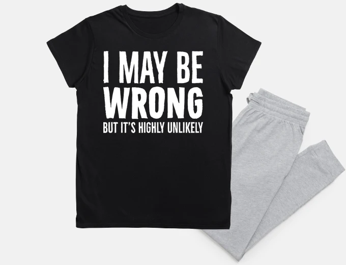 Pyjama mistaken