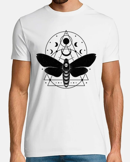 Tee-shirt mite phase lunaire art ésotérique