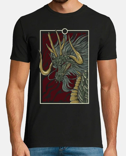 T-shirt mitica bestia drago pirata