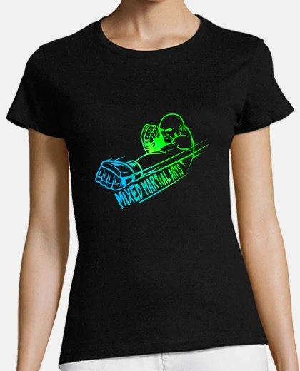 Tee-shirt Mixed Martial Arts logo design coloré