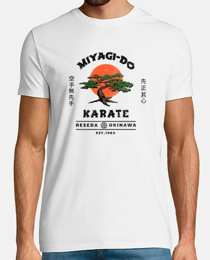 Camiseta Miyagi-Do Karate II Desgastado