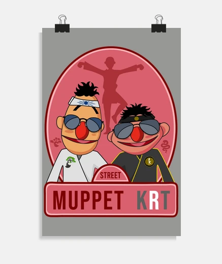 Poster miyagi muppet
