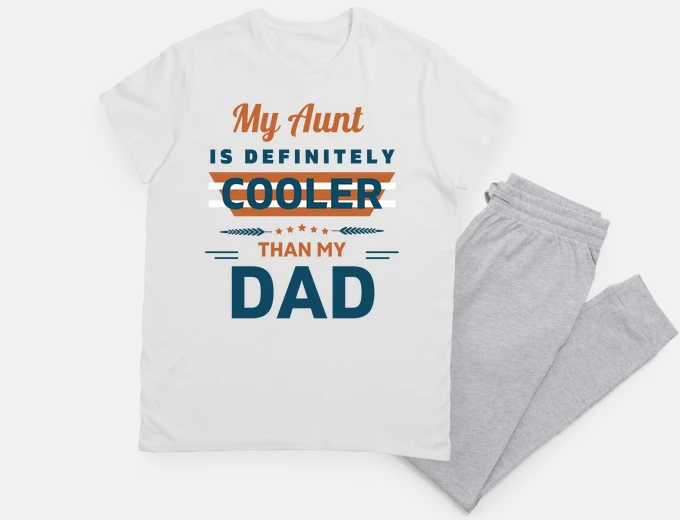 Pyjama mmy tante est définitivement plus cool que mon père