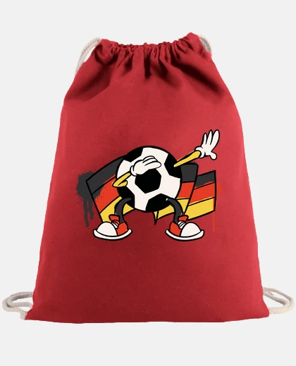 Bolsa mochila para seguidores del grupo e de alemania. toque de victoria para el equipo alemán
