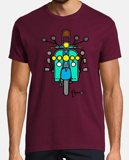 Tee-shirt mod scooter