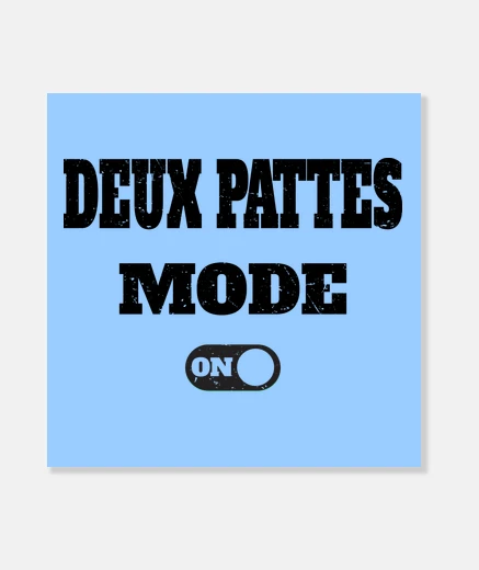 Stampa modalità deux pattes attiva
